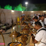 VIP Desert Safari 23 Tourist seen on Buffet Station