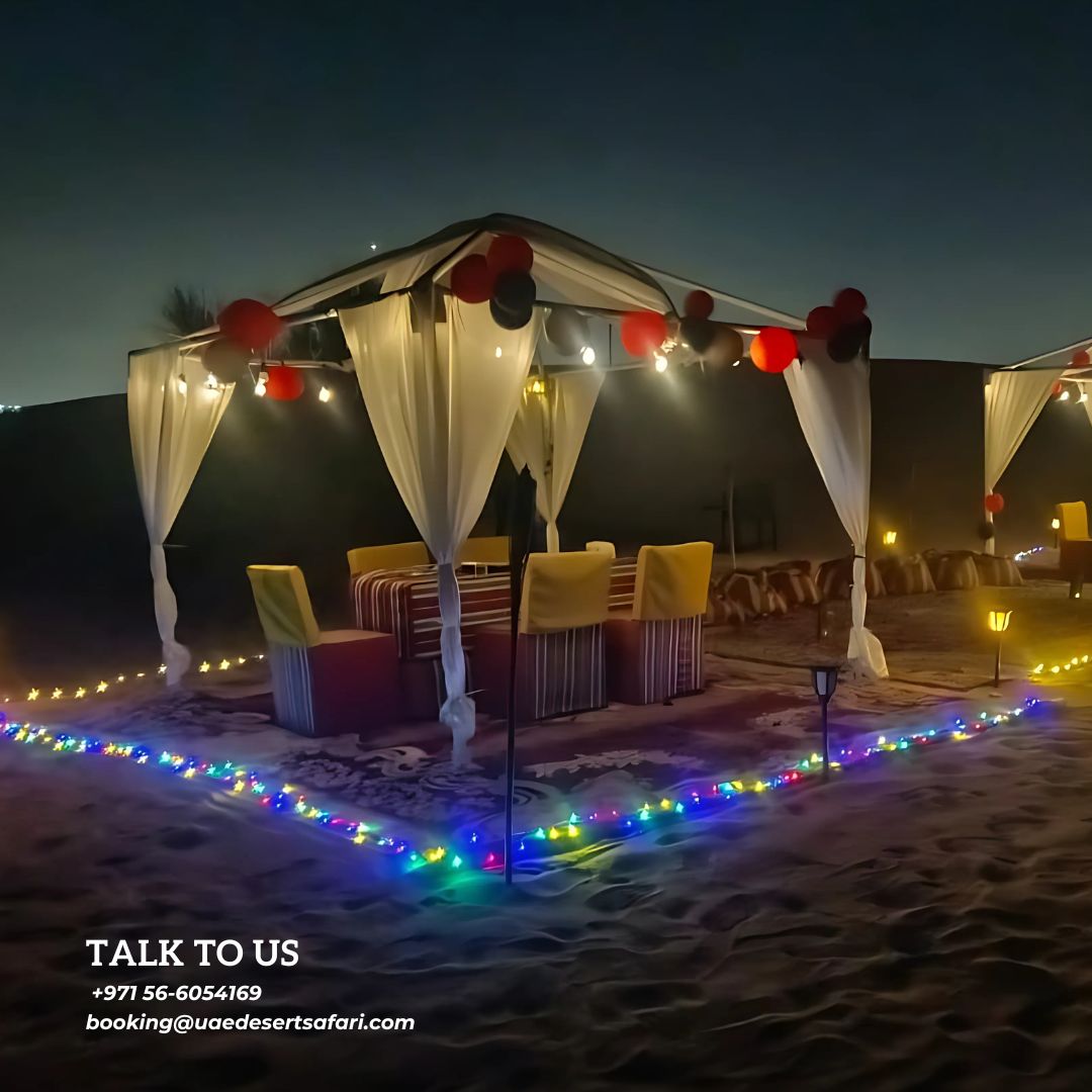 Desert Safari Dubai 201 Desert Safari Private Setup for Birthday Parties